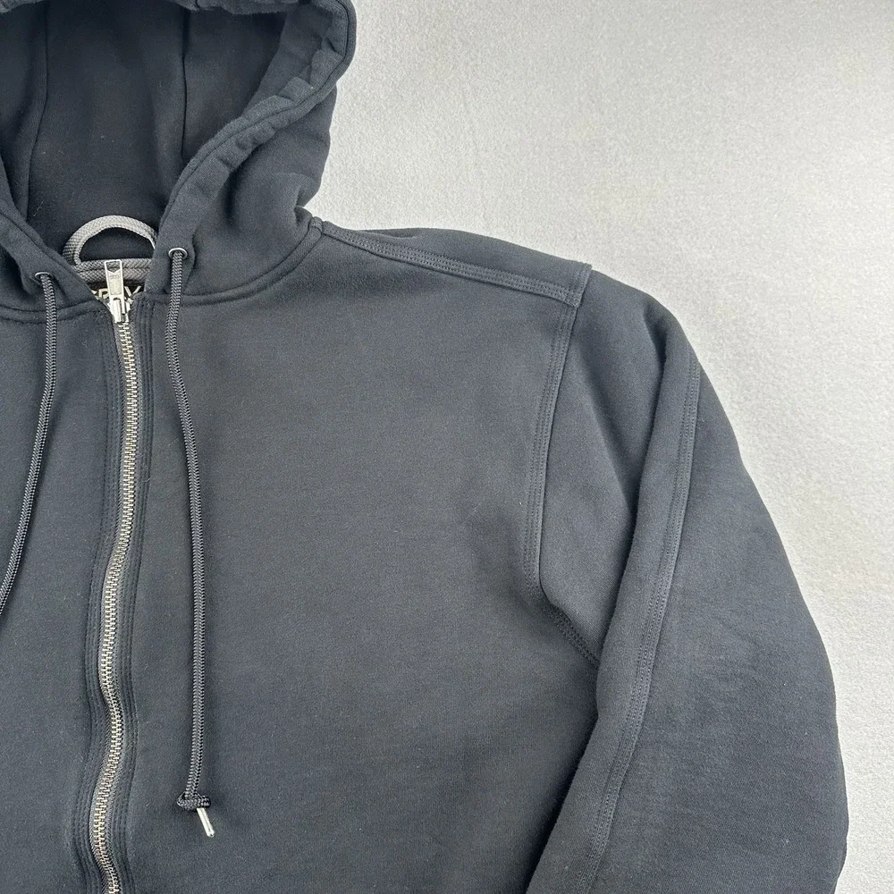 Gravel Gear Men's Hooded Insulated Coat Size Large 100%‎ Cotton Black Jacket